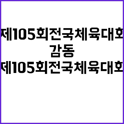 ‘제105회 전국체…