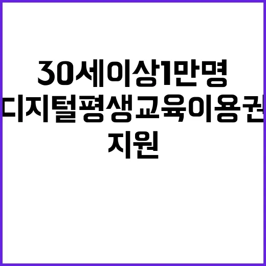 디지털 평생교육이용…