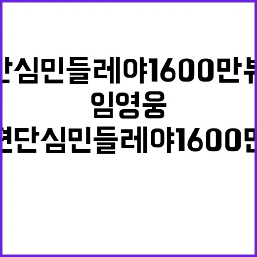 임영웅 일편단심 민들레야 1600만뷰 달성!