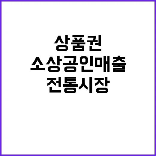 온누리상품권 소상공인 매출과 전통시장 활성화!