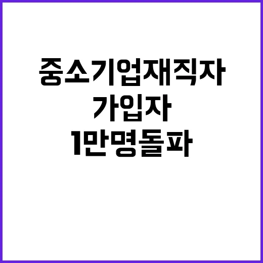 ‘중소기업 재직자’…