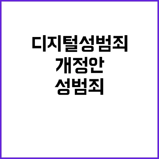 디지털 성범죄 법률…