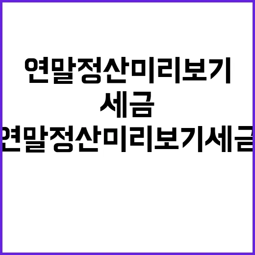 연말정산 미리보기 …