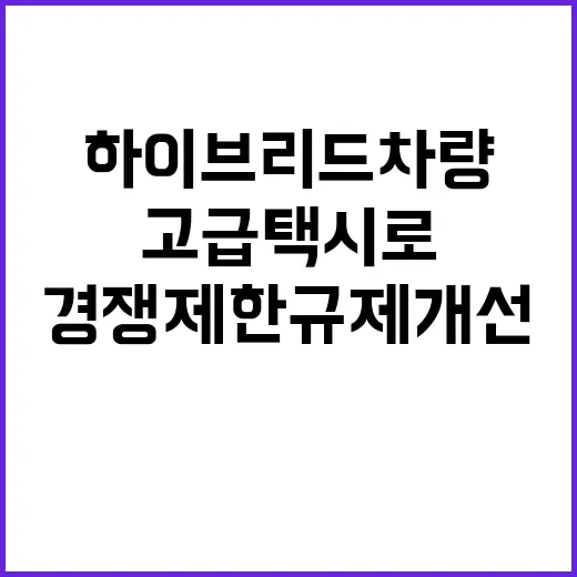 하이브리드 차량 고…