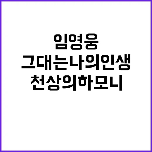 임영웅 그대는 나의…