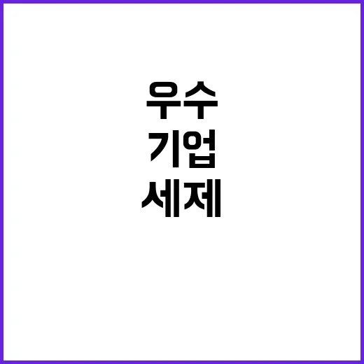 ‘세제지원’ 중소기…