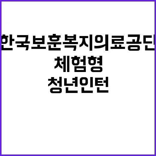 [광주보훈요양원] 2024년 제2차 중증장애인 체험형 청년인턴 공개채용