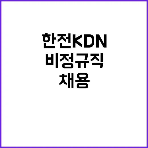 한전KDN 비정규직…