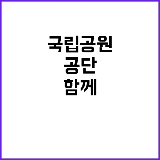 국립공원공단 비정규…