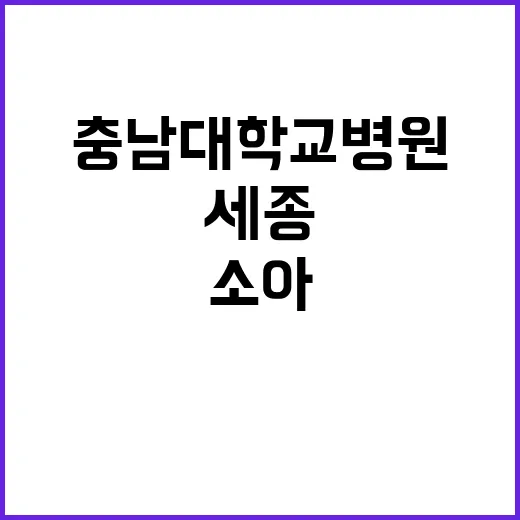 [세종] 2023년 소아청소년과 계약직 전문의(소아응급) 모집공고 (상시)