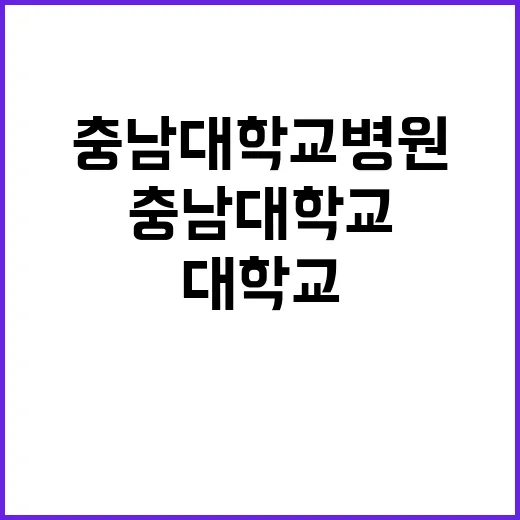 충남대학교병원 비정…