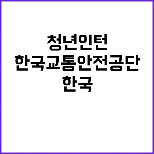 한국교통안전공단 자동차안전연구원 건설기계인증처 청년인턴 채용 공고(통합 3차)