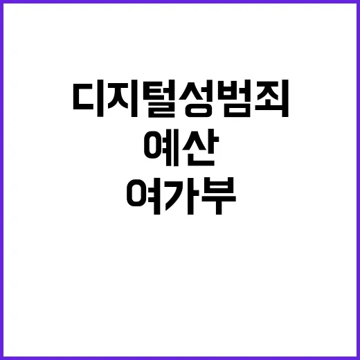 디지털 성범죄 여가…