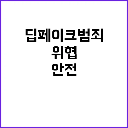 딥페이크 범죄 당신…