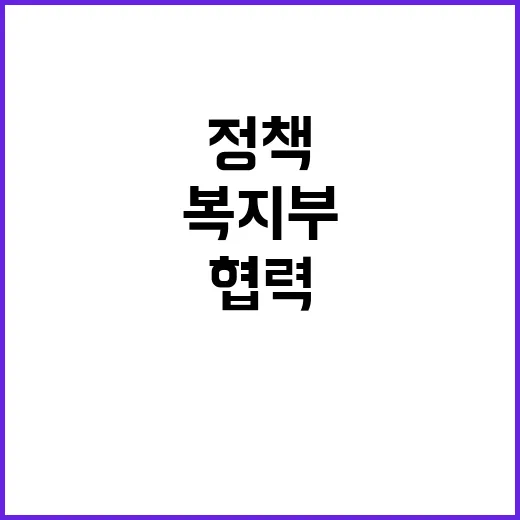 효율화 정책 복지부…