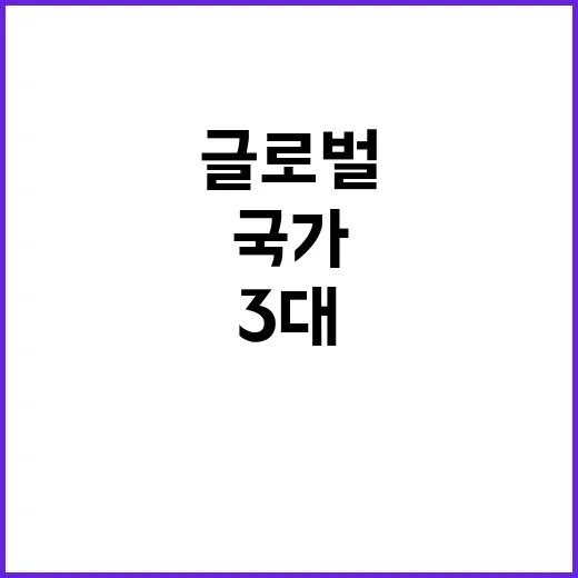 국가 목표 글로벌 …