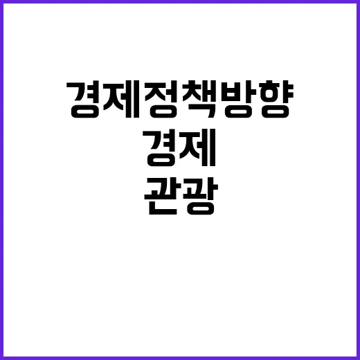 방한관광 지원 경제정책 방향은? 놀라운 사실!