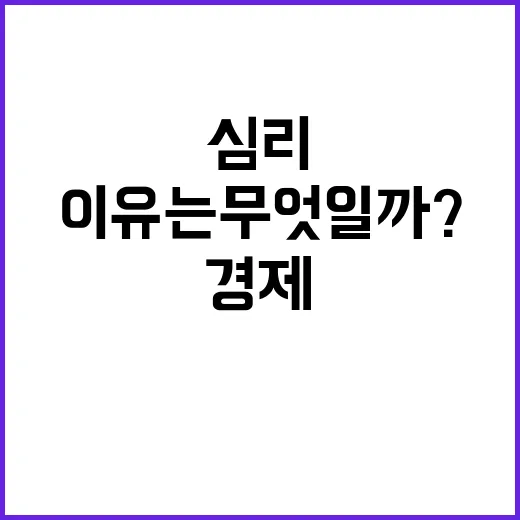 경제심리 가계·기업 우려 증대하는 이유는 무엇일까?