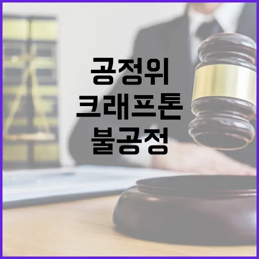 공정위 크래프톤 불공정 거래행위 적발 소식!