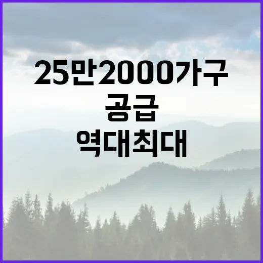 공급 ‘역대 최대’…25만2000가구 신도시 본청약 시작!