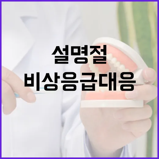 비상응급 대응 설 명절 안전 꿀팁 공개!