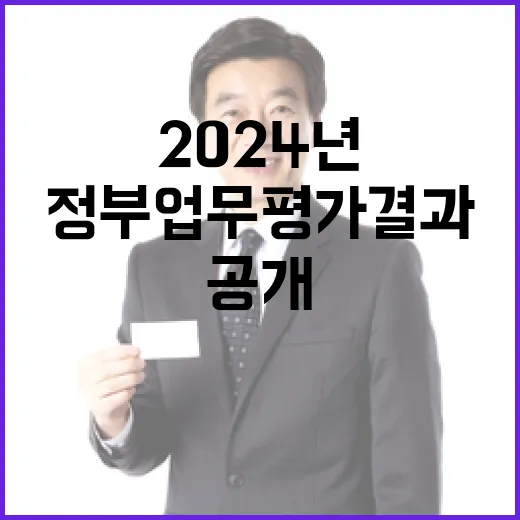 농식품부 우수 선정 2024년 정부업무평가 결과 공개!