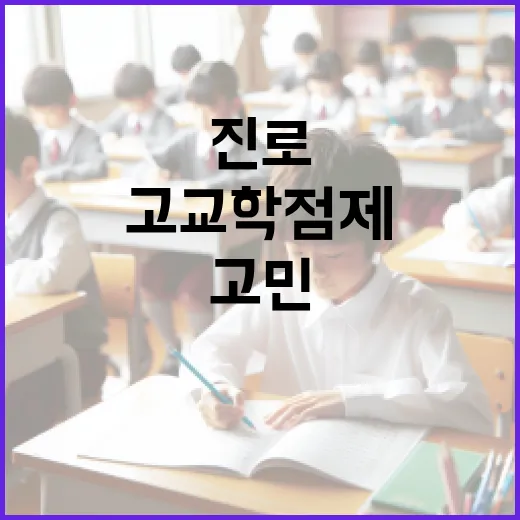 고교학점제 진로 고민 해결하는 혁신 서비스 시작!