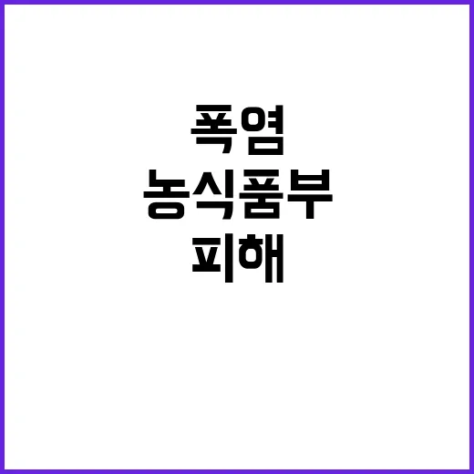 폭염 피해 대응 농식품부의 총력전, 진실은?