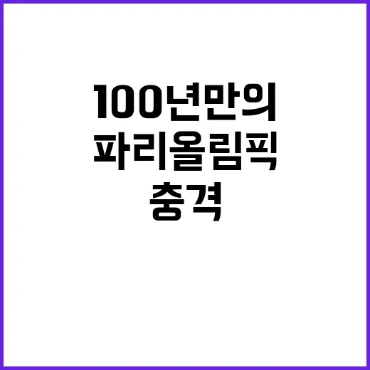 파리올림픽, 100…