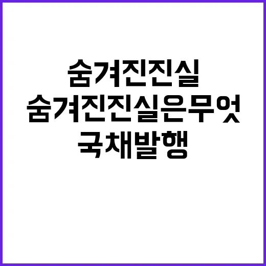 국채 발행 기재부의…