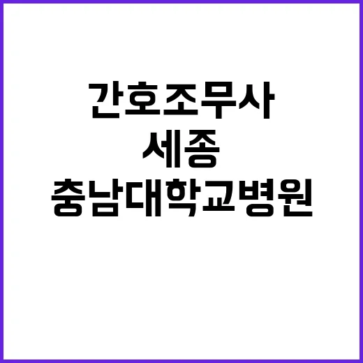 충남대학교병원 비정…