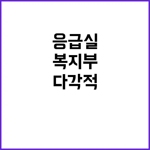 복지부 “응급실 문…