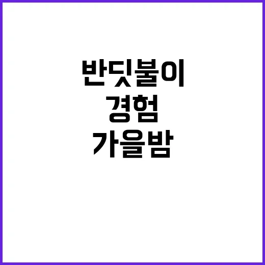 반딧불이 가을밤 특…