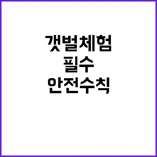 갯벌 체험 안전수칙 생명 지키는 필수 정보!