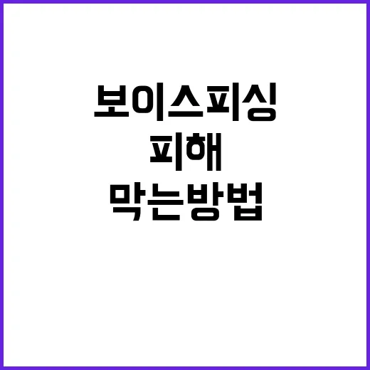 보이스 피싱 문자로…