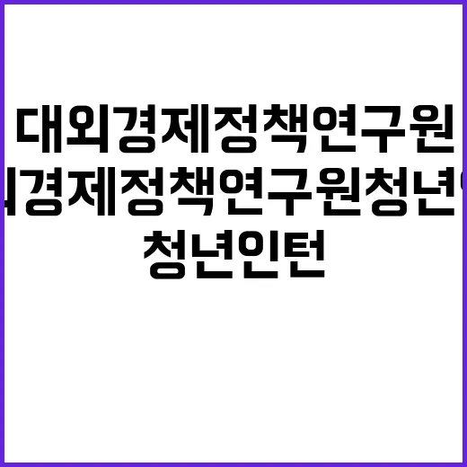 대외경제정책연구원 …