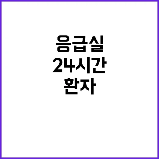 응급실 가동률 24…