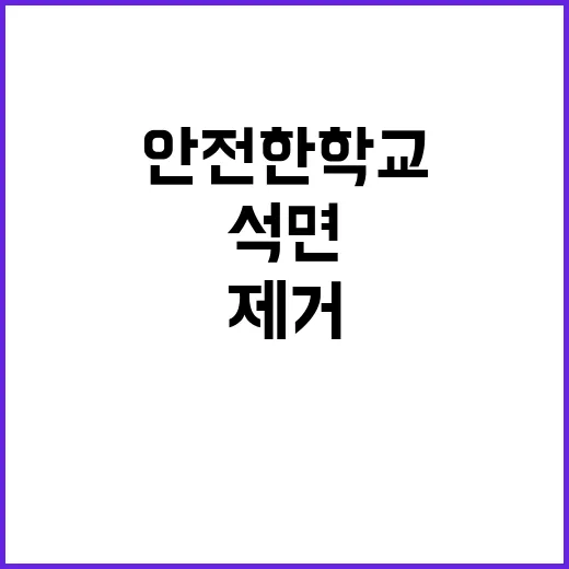 석면 제거 정부 긴…