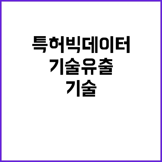 기술유출 보호망 특…