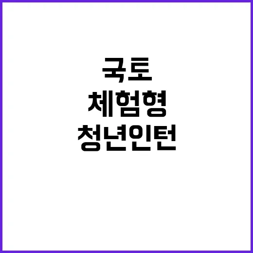 국토연구원 청년인턴…