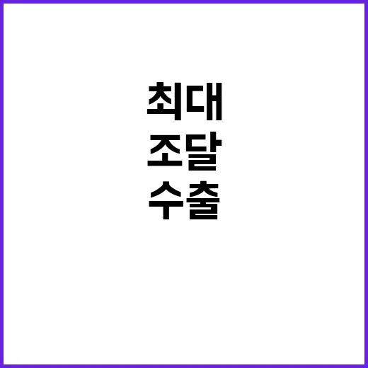 국내 조달 기업 최…