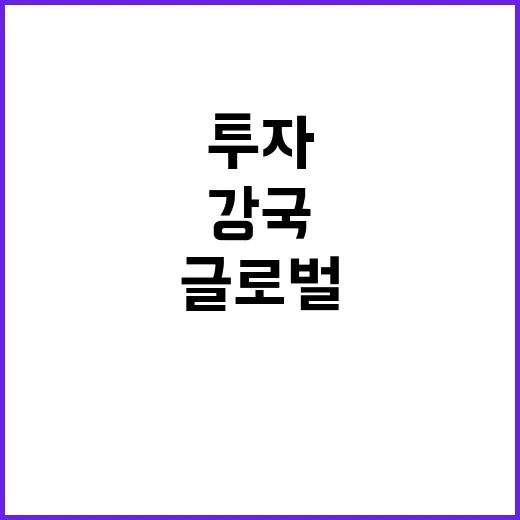 ‘글로벌 산업기술 강국’ 목표 투자와 안정의 비밀!