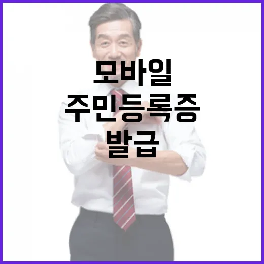 모바일 주민등록증 3월부터 전국 발급 시작!