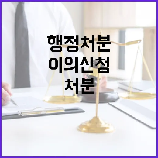 행정처분 보완 이의신청 누락·오류 해결 방법 공개!