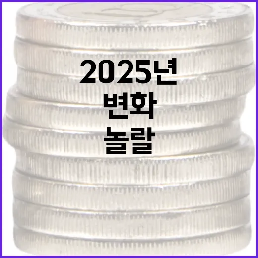 2025년 변화 모두가 놀랄 새로운 경량화!