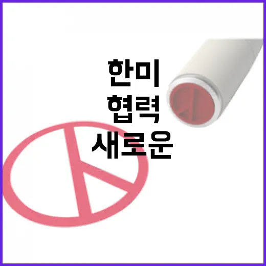 최고 협력 파트너 한미 관계의 새로운 전환점!