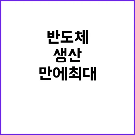 반도체 생산, 7개…