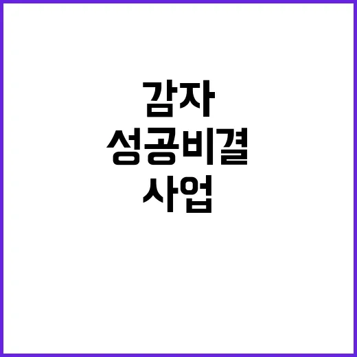 감자 사업기회 누구…