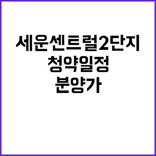 힐스테이트 세운 센…