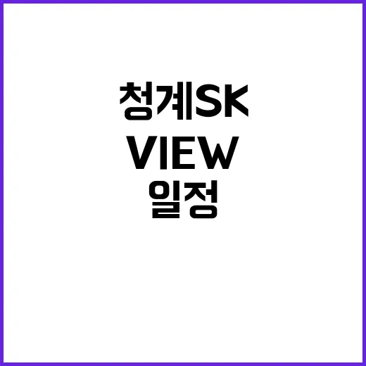 청계 SK VIEW…